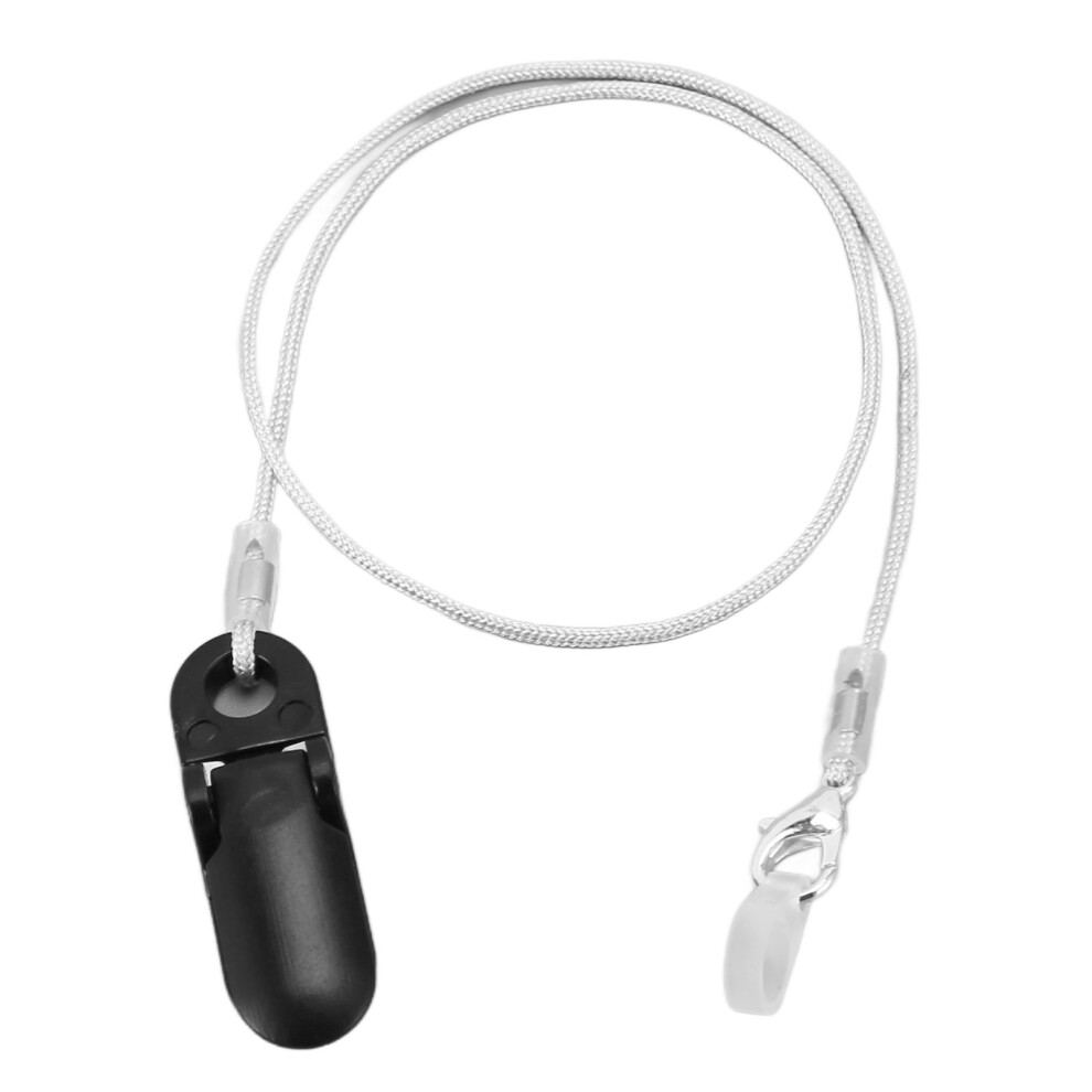 2pcs Nylon Sound Aid Clip Holders for BTE Hearing Aids, Drop Prevention, Storage Box