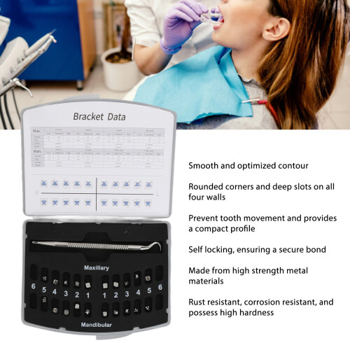 Roth Bracket Mini Metal 0.022in 345 Hooks 2