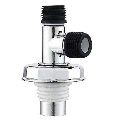 Washing Machine Floor Drain Adapter, ABS 3-Way Tee