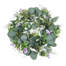 24 Inch Green Eucalyptus Wreath Plastic