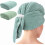 Mikrofiber hårhanddukslinda extra stor 2-pack 1