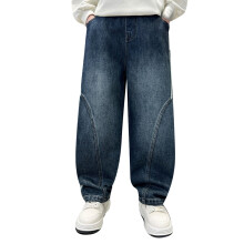 Pants for Boys,Denim Pants Straight Leg Loose Fit Comfortable Stylish With Pockets Casual Boys Jeans for Kids,Boys Jeans,16 Blue,12-13 Years