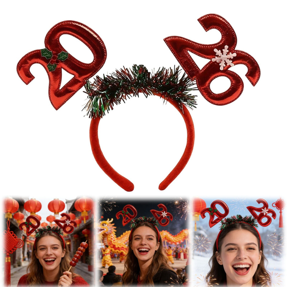 New Year 2026 Headband Festive Accessory Pack