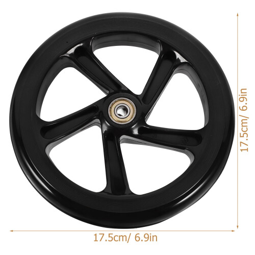 PU stunt scooter wheels black 2 pcs 1
