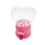 Hjerteformet slikdispenser – lyserød, 15 cm, manuel 1