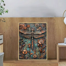 3D Wrought Iron Wall Art Panel 30x20cm