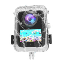 Underwater Waterproof Case OSMO 360, Anti-Fog Technology, Waterproof, PC Tempered Glass, Easy Installation with Invisible Base & Screws