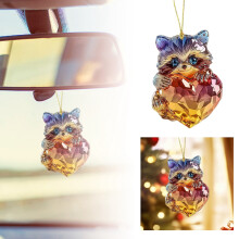 Chaveiro de acrílico para o Dia dos Namorados com tema de gato, cachorro e coelho (3 peças)