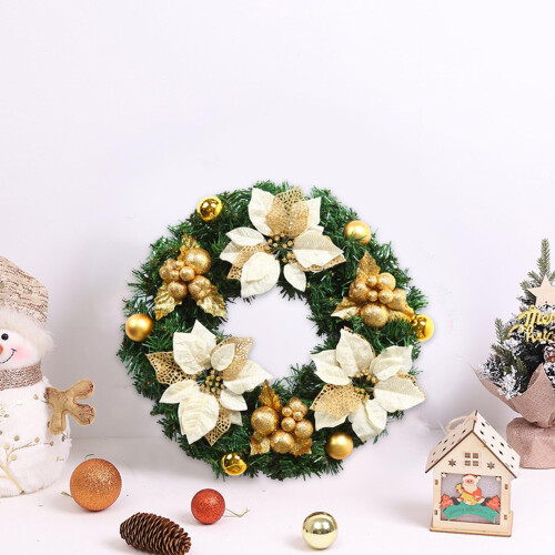 Guirlanda de Bolas de Natal Artificial de 11,8 Polegadas com 2
