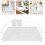 White PP and Metal Dish Drying Rack with Cutlery Organizer 1