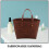 Boho Lysebrun Skulderveske PVC Vevd Stor Innside 3