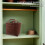 Boho Lysebrun Skulderveske PVC Vevd Stor Innside 7