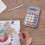 Mechanical Switch Calculator with Large LCD Display Big Button, Mini Cute Calculator 4 Function Basic Calculators for School Home Office Business 4