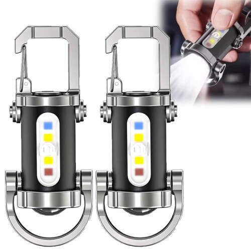 Oplaadbare sleutelhangerslamp 1200 lumen waterdicht