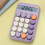 Mechanical Switch Calculator with Large LCD Display Big Button, Mini Cute Calculator 4 Function Basic Calculators for School Home Office Business 7