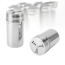 Shaker per spezie in acciaio inossidabile 304 con fori regolabili