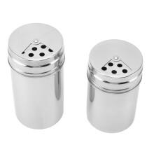 Shaker à épices en acier inoxydable 304 9.1-9.9oz ensemble de 2 pièces