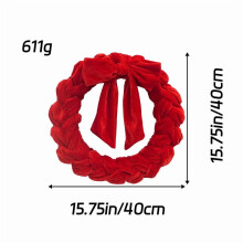 Pink Artificial Flower Wreath 18-20 inch