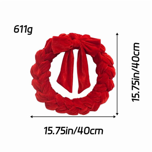 Pink Artificial Flower Wreath 18-20 inch