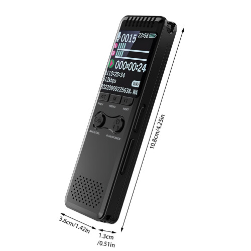 Digital Recorder Voice Activated Recorder Mini Portable Tape Recorder With Playback Function 2