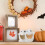 Ceramic Ghost Candle Holder 3.74 x 4.14 in 5