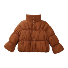 Boys Winter Jacket,Coat Toddler Girls Winter Thicken Windproof Zipper Jacket Warm Outwear,Baby Jacket,Coffee,6-12 Months