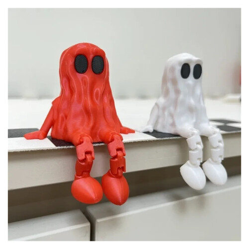 3D Movable Halloween Ghost Ornament 1