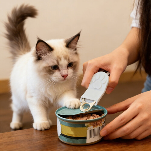 Ouvre-boîte en forme de chat pour la cuisine 2