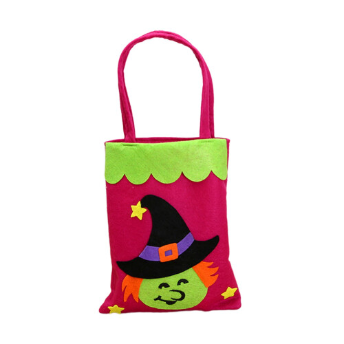 Halloween non-woven draagtas met pompoendesign (1 stuk)