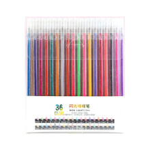 Glitters Gel Pen, 1.0mm Tip Large Capacity Colored Drawing Pen Sparkles Paint Pen for Craft Making Coloring Scrapbooking