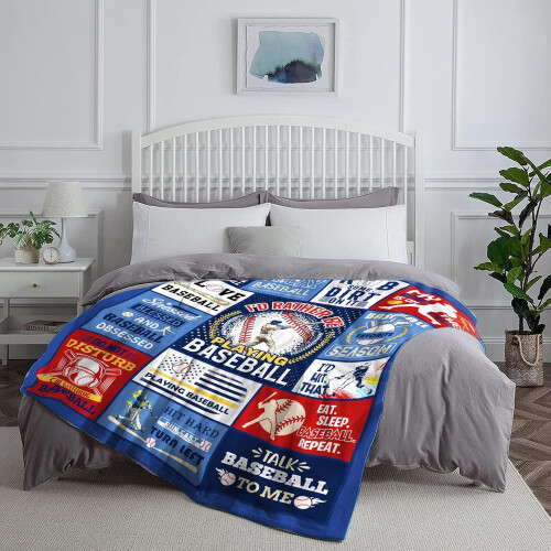 Fodbold flannel tæppe 60x50 tommer 2