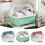 Plastic Dish Drying Rack with Cover and Drainboard 5
