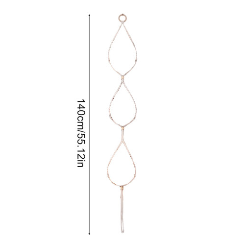 Porte-chapeaux mural décoratif en corde macramé 1