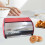 Bread Box Multipurpose Bread Bin with Roll Lid Bread Keeper Bread Storage Holder Pink 7