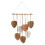 Boho Chic Macrame Wall Hanging – Woven Tapestry for Bedroom, Compatible with Boho Decor, Leaf & Feather Design 2