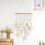 Boho Chic Macrame Wall Hanging – Woven Tapestry for Bedroom, Compatible with Boho Decor, Leaf & Feather Design 5