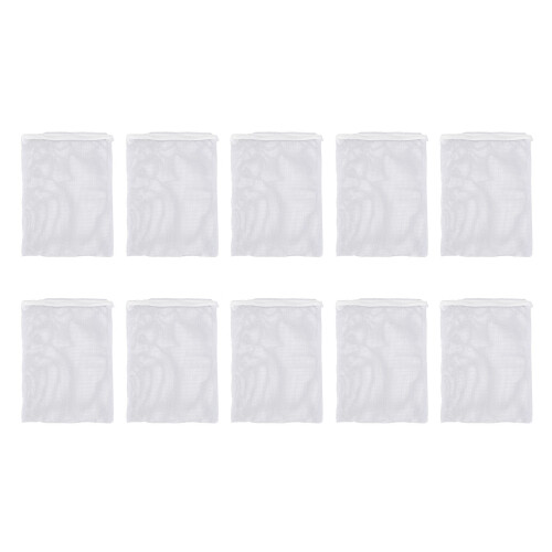 10PCS White Nylon Aquarium Filter Bags 35x45cm 2