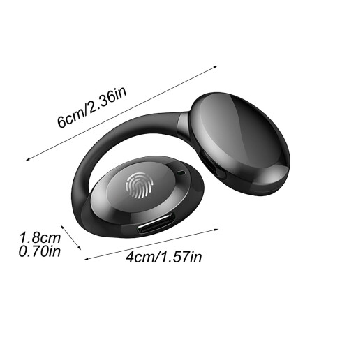 Fones de ouvido esportivos sem fio OWS com microfone, compatíveis com 2