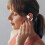 Fones de ouvido esportivos sem fio OWS com microfone, compatíveis com 5