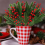 Christmas artificial branches with red holly berries 2026 6