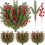 Christmas artificial branches with red holly berries 2026 7