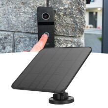Pannello solare impermeabile da 12W per campanello con telecamera, 5V, cavo da 300cm