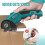Cordless Leather Scissors with 2 Blades, Electric Cutting Tool. 2