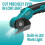 Cordless Leather Scissors with 2 Blades, Electric Cutting Tool. 4
