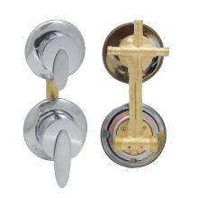 (B) 4 Way Shower Faucet Control Brass Shower Room Faucets Mixer Shower Cabin-lian