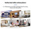 (Style D, Silver) Self-powered Wireless Doorbell No Battery Required Ring Chime,1 Transmitter+1 Receiver/EU Plug 4