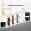 (Style D, Silver) Self-powered Wireless Doorbell No Battery Required Ring Chime,1 Transmitter+1 Receiver/EU Plug 5
