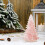 Pink Resin Crystal Christmas Tree Ornament 1