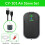 Oplaadbare USB-aquariumluchtpomp – 2000mAh-batterij, 2