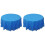 Toalha de mesa redonda de poliéster resistente a manchas, 84 polegadas (213 cm). 1